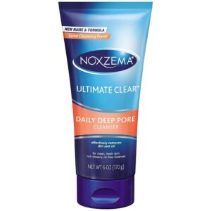 Noxzema Ultimate Clear Daily Deep Pore Cleanser, 6 Ounce (Pack of 3)